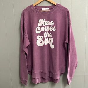 NEW Ribbed Graphic Sweatshirt Size XL MoonRyder
